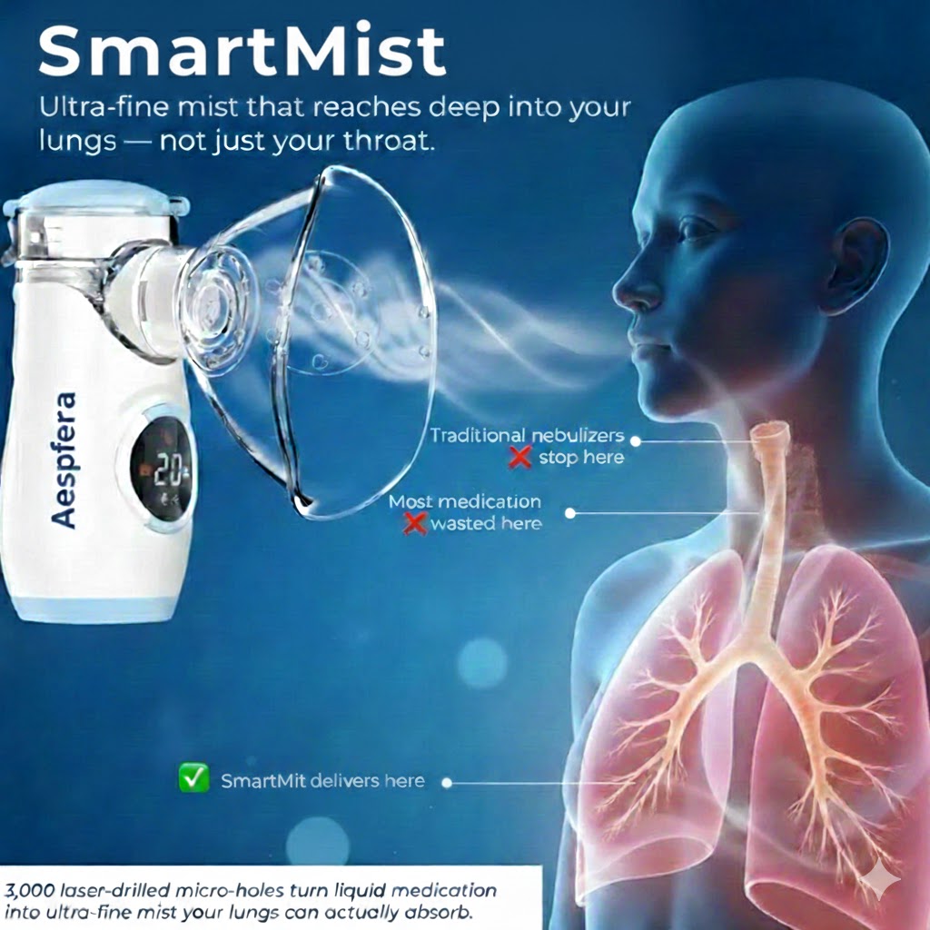 SmartMist Pro™ Portable Atomizer Aespfera